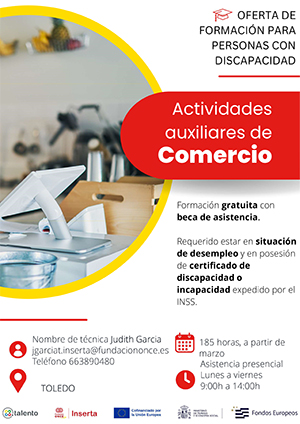 actividades auxiliares comercio