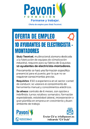 empleo pavoni stulz tecnivel